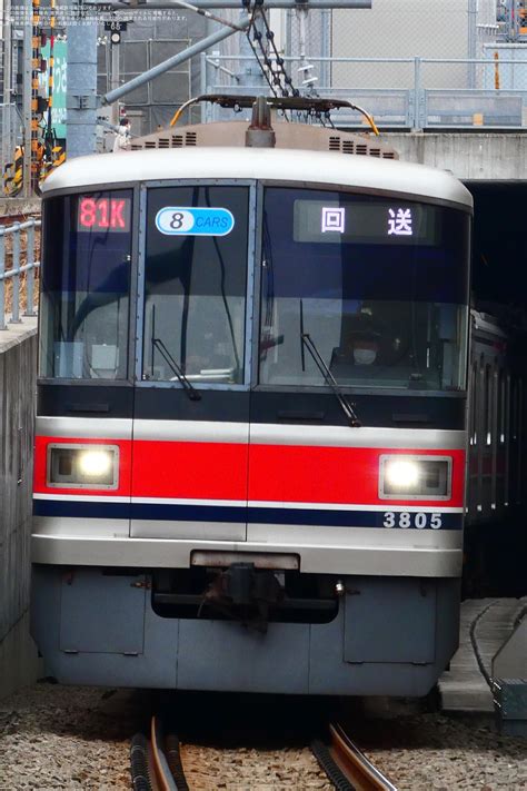 2nd Train 【東急】3000系3105fが相鉄星川駅の留置線への写真 Topicphotoid70827