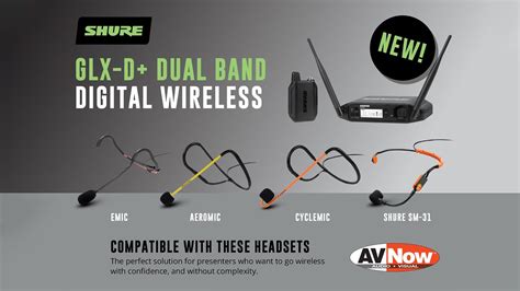 Introducing The New Shure Glxd Wireless Microphone System For Fitness