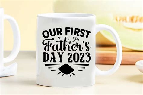 Our First Fathers Day 2023 Svg Graphic By Mk Design Store · Creative