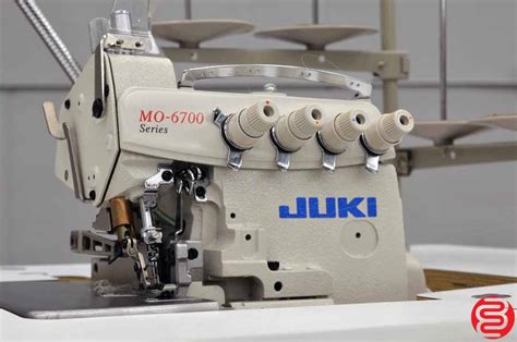 JUKI MO-6714S Industrial 4-Thread Overlock Sewing Machine w/ Table ...