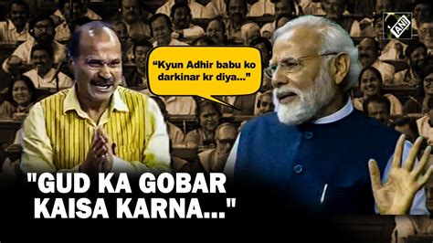 Gud Ka Gobar Kaisa Karna Pm Modi Takes A Veiled Dig At Congress