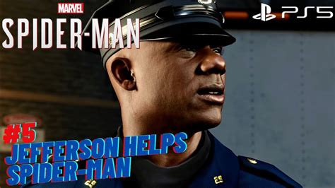 Officer Jefferson Davis Helps Spider Man Marvel Spider Man