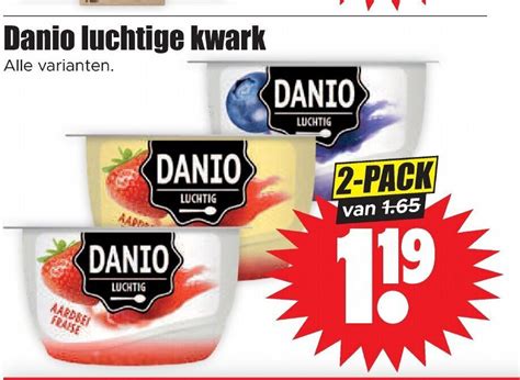 Danio Luchtige Kwark Pack Aanbieding Verkrijgbaar Bij Dirk