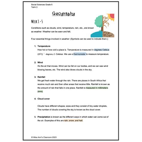 Grade 5 Social Sciences Term 3 Workbook • Teacha