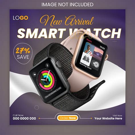 Premium Vector Smart Watch Super Sale Social Media Post Banner Design