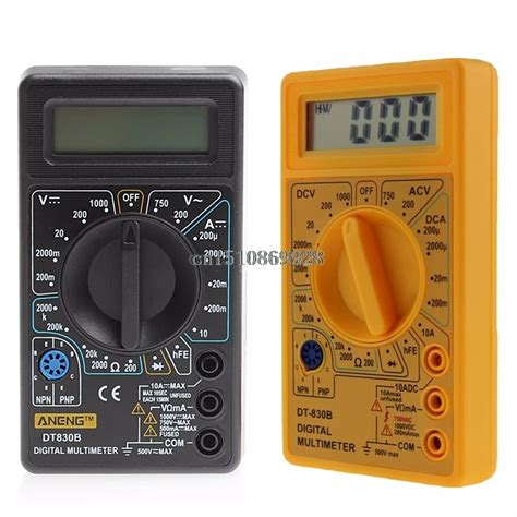 Dt 830b Multimeter Lcd Auto Range Digital Voltmeter Ohmmeter Volt