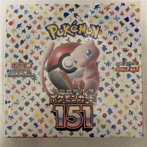 8493円 ポケモンカード151 未開封ボックス 1box シュリンク付き ポケカ