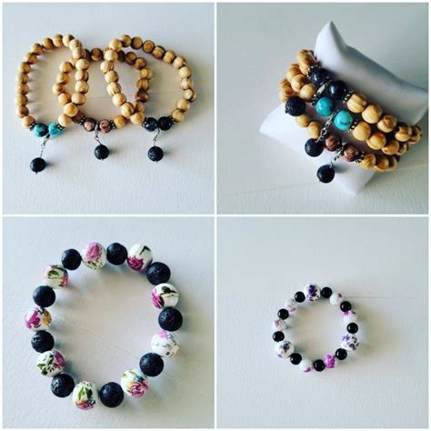 Handmade Stretch Bracelets Unique Bracelets Diffuser Jewelry Making