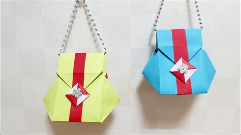 엄마의종이접기 입체복주머니 Origami Lucky bag YouTube