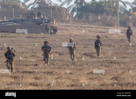 Gaza Border July 30 2014 Israeli Soldiers From The Givati Brigade