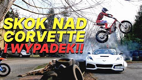 Skok Nad Corvette C I Wypadek Eweliny Lisowskiej Youtube