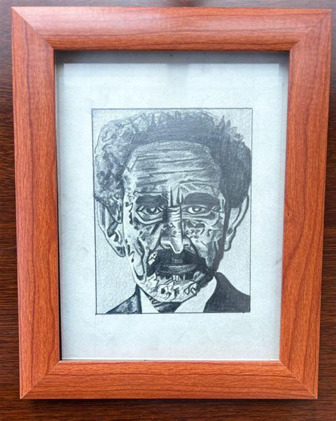 Realistic Pencil Drawing Haile Selassie Former Emperor Of Ethiopia