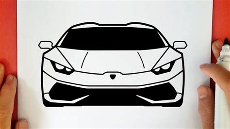 CÓMO DIBUJAR UN LAMBORGHINI HURACAN Lamborghini huracan Lamborghini