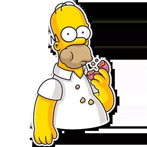 Pack De Stickers Para Telegram Homer Simpson Personajes De Los