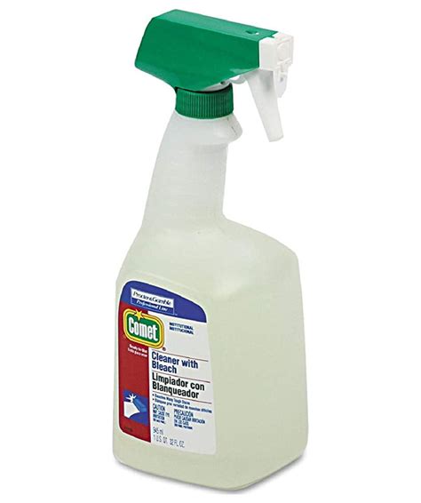 Comet Cleaner With Bleach 32 Oz Spray Bottle 8 Carton 02287ct