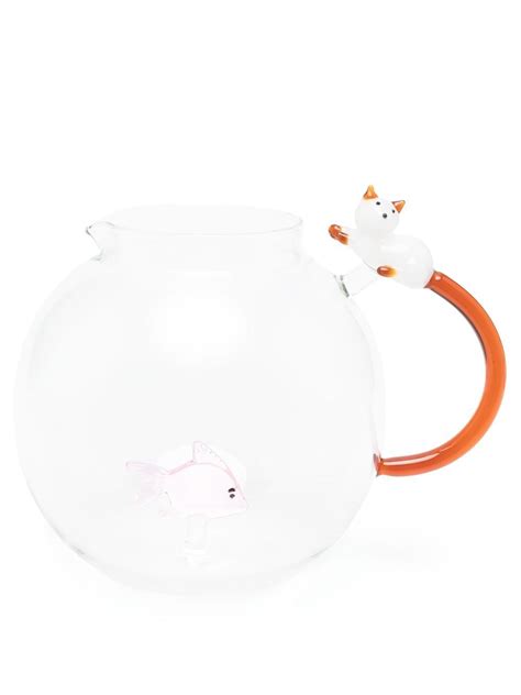 Ichendorf Milano Tabby Cat Glass Jug Farfetch