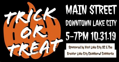 Visit Lake City Sc Festivals Events Main Street Trick Or Treat