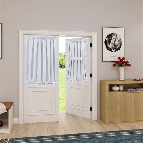 Blackout French Door Curtain Privacy French Door Blinds Light Blocking