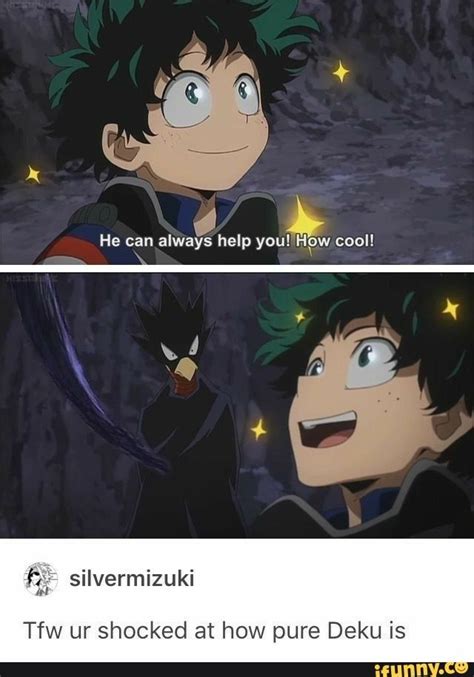 Wa ur shocked at how pure Deku is - iFunny | Boku no hero academia funny, My hero academia ...