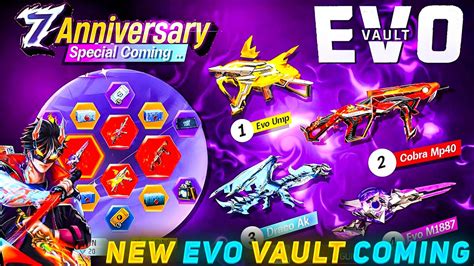 Next Evo Vault Event Cobra Mp40 Return Free Fire New Event Free