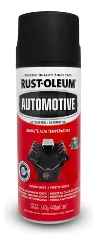 Tinta Spray Rust Oleum Alta Temp Preto Fosco Importada Frete grátis