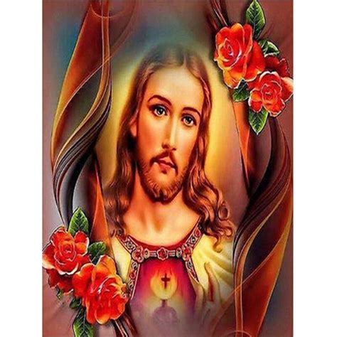 Full Religion D Diy Diamond Painting Jesus Christ Diamond Embroidery