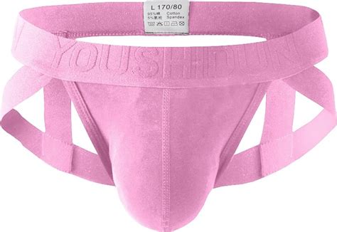 Generic Mens Jockstraps Underwear Sexy G String Thong Panties Low Rise Bikini Lingerie