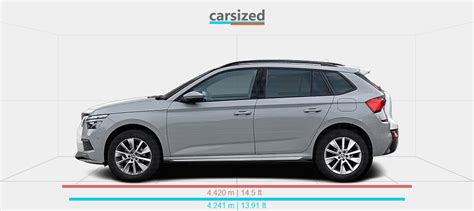 Dimensions Skoda Kamiq 2019 2024 Vs Kia Niro 2021 Present