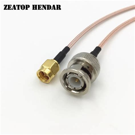 Pcs Rf Rg Wire Bnc Male To Sma Male Coaxial Extension Pigtal Cable