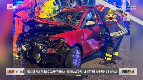 Uccise Al Casello Da Un Auto A 150 Km All Ora Le Vittime Madri Ore