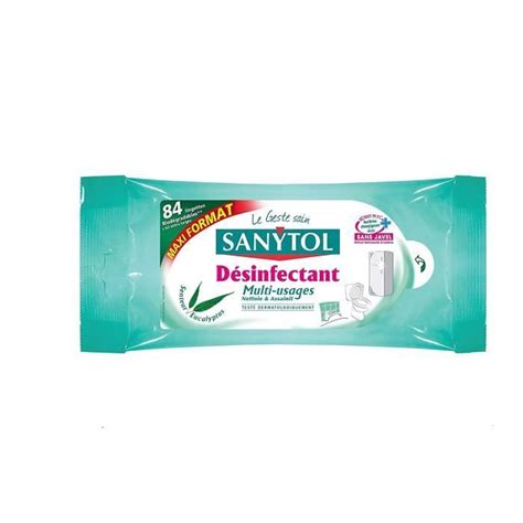 Sanytol Set De Lingettes D Sinfectantes Multi Usages Eucalyptus Maxi