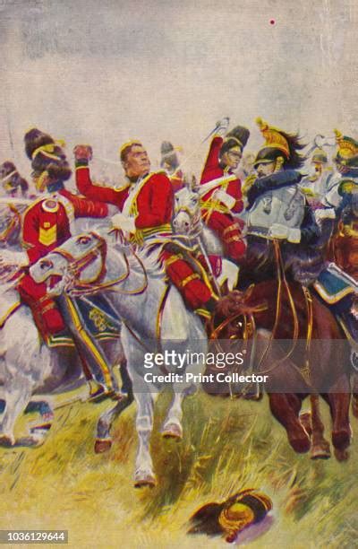 Charge Of The Scots Greys At Waterloo Photos And Premium High Res