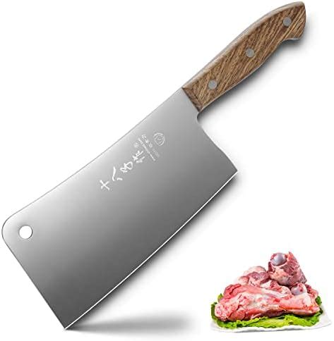 Amazon SHI BA ZI ZUO Cleaver Knife Meat Cleaver 8 Inch