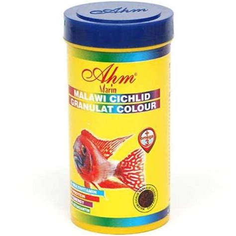 AHM Malawi Cichlid Colour 250ml 110g Aquarium Fish Food Amazon In