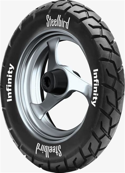 Black Steelbird Infinity Two Wheeler Rubber Motorcycle Tyre Size 2 75