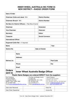 Fillable Online Innerwheelaustralia Org INNER WHEEL AUSTRALIA INC FORM