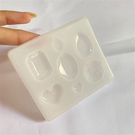 Molde Silicone Pingentes Resina Epoxi Shopee Brasil