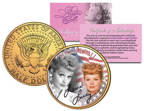 Military Emblem Space Force Colorized And 24k Gold Plated Jfk Half Dollar