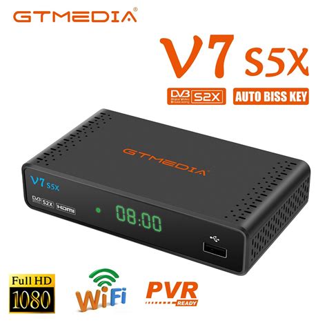 Gtmedia V7 S5X Full HD Satellite TV Receiver Support Multi Stream Set