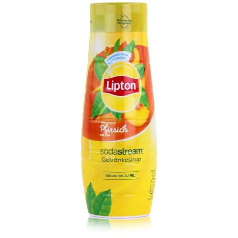 Sodastream Sirup Lipton Ice Tea Pfirsich Fruchtige Erfrischung