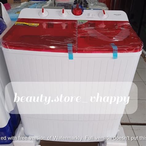 Jual Mesin Cuci 2 Tabung POLYTRON PWM 851 8 Kg Garansi Resmi Khusus