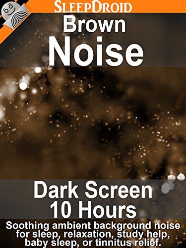 Brown Noise Dark Screen 10 Hours Soothing Ambient Background Noise