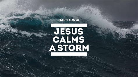 Jesus Calms A Storm | Burke Community Church