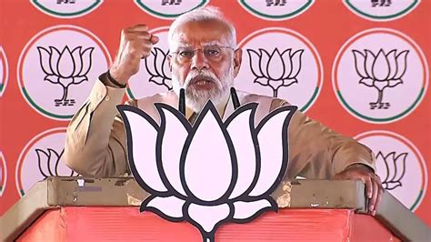 ‘opposing Caa Due To Politics Of Appeasement Pm Modi Attacks Opposition In Pilibhit Rally