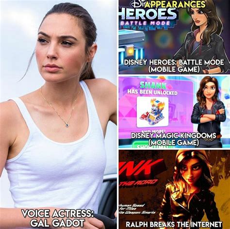 Pin De Rebeca Giordano Maldonado En Gal Gadot In Disney Ralph Breaks