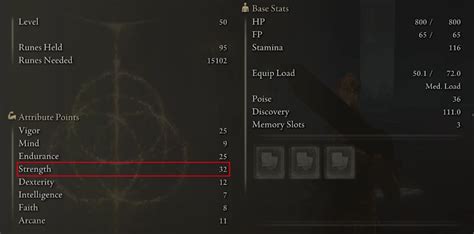 Elden Ring Strength Build Guide How To Build A Colossal Knight Level
