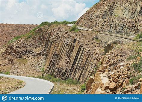 Hexagonal Columns Of Volcanic Origin At The Hong Kong Global Geopark In