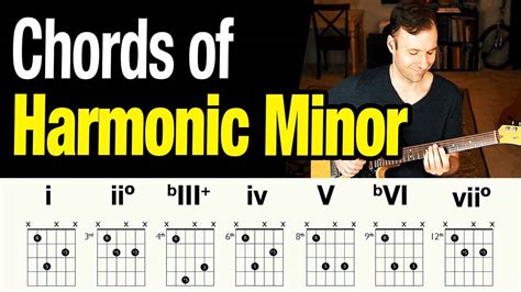 Chords of the Harmonic Minor Scale