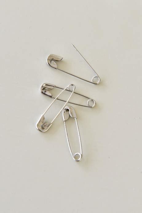 Safety Pin Silver