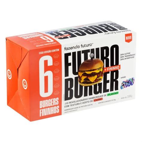 Hamb Rguer Vegetal Fazenda Futuro Burger Caixa G Unidades